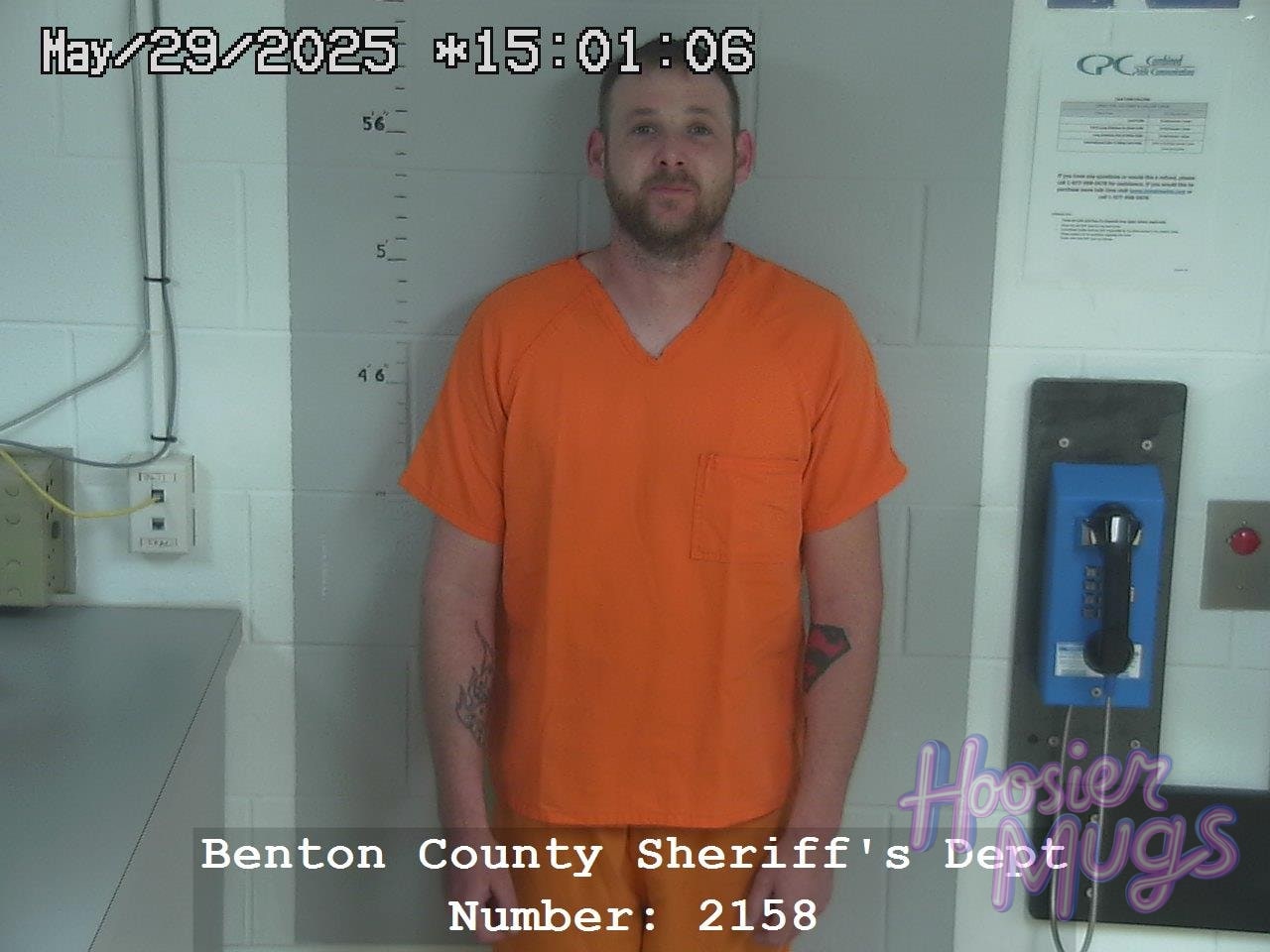 Brandon Scott Battering | Benton County, Indiana | Hoosier Mugs